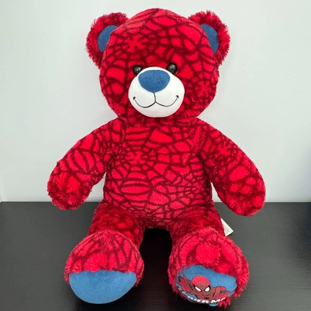 Build-A-Bear Marvel Spiderman Plush Teddy Bear Year 2015 1st Edition - Picture 1 of 16
